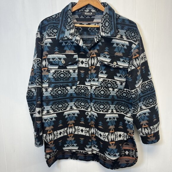 Blue B Collection Womens Jacket Size Large Southwest Cowgirl Aztec Outdoor - Picture 1 of 7